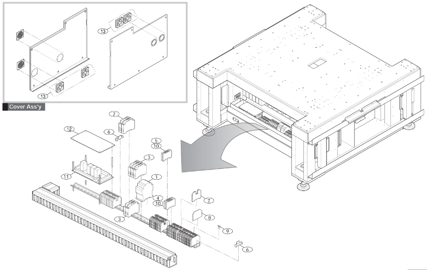 Electric Panel Assy of Samsung SM411 SM411N Fast & Flexible Chip Shooter Part 1