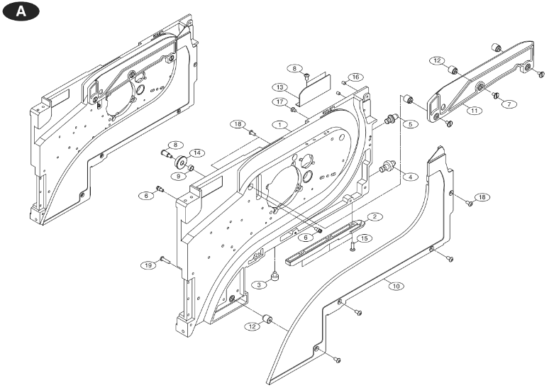 Mechanical Part List of SME 12mm Samsung Techwin SM DECAN Serials IT NONIT SMT Feeder Sub 1