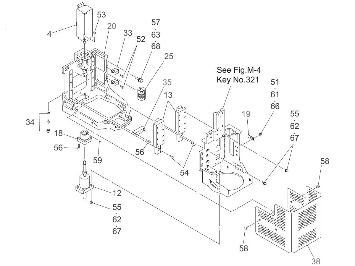 Base Section of Head Section on Hitachi Chip Mounting System GXH-1
