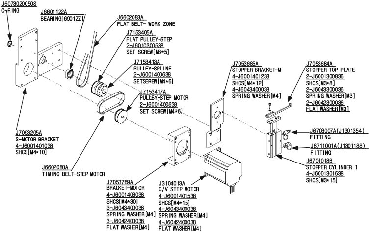 Conveyor Step Motor Replacement Procedure of Samsung Techwin Component Placer SM321