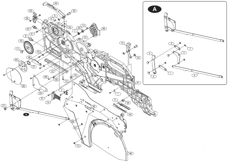 Mechanical Part List of SME 8mm SMT Feeder Used on Hanwha Samsung Techwin SM310 SM320 SM321(F) SM411(F) SM431 SM451 SM471 SM481 SM482 DECAN S2 L2 F2 Part 1