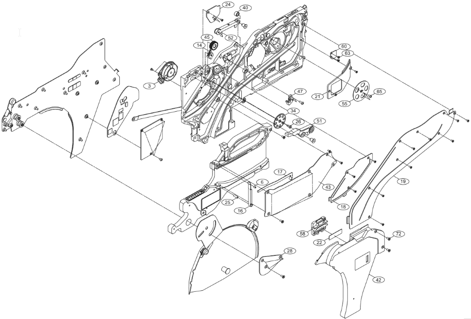 Mechanical Part List of SME 8mm SMT Feeder Used on Hanwha Samsung Techwin SM310 SM320 SM321(F) SM411(F) SM431 SM451 SM471 SM481 SM482 DECAN S2 L2 F2 Part 2
