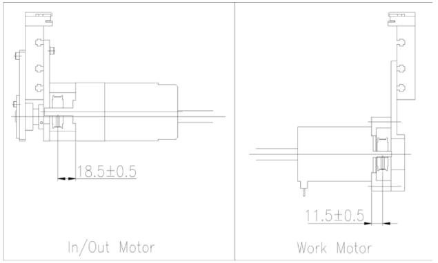 Replace the motor and assemble it in the reverse order of disassembling